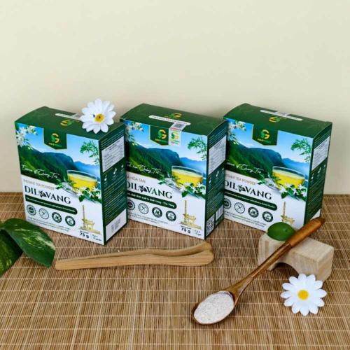 Trà Hòa Tan DILVANG Tinh Chất Đinh Lăng - Chè Vằng (Hộp 15 gói x 5g)